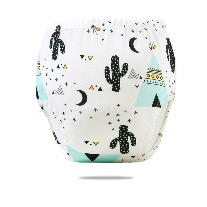 100% Cotton Baby Potty Training Underwear 6 Layer Absorbent Reusable Washable Toddler Briefs Leak Proof Toilet Training Pants For Boys Girls