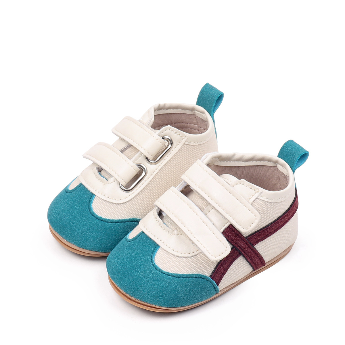 2026 Spring And Autumn New Sports Style Baby Boys And Girls First Walking Indoor Outdoor Causal Toddler Shoes With PVC Sole