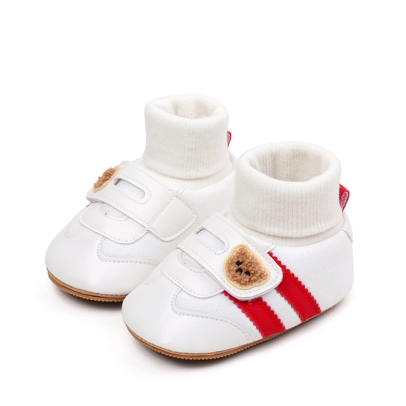 Baby Shoes Soft Cotton Sock Shoes Ankle-covered Style Spring & Autumn High Quality Sneakers Cute Design Newborn Prewalker Shoes