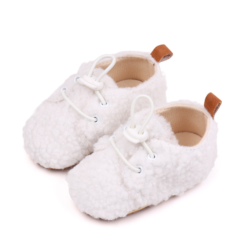 Baby Winter Shoes Soft Cotton High Quality PVC Sole Anti-slip Warm Prewalk Sneaker for Newborn Toddler Boys and Girls