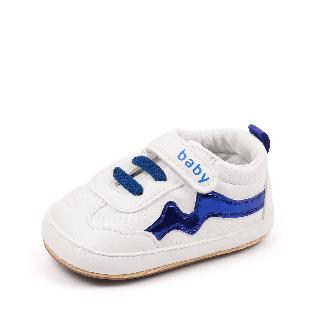 Spring And Autumn Baby Boys And Girls First Walking Indoor Outdoor Toddler Shoes For 0-18M Baby Unisex Soft PVC Sole