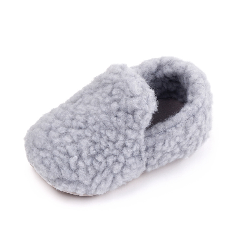 Baby Winter and Autumn Style Multiple Choices High Quality Soft Cotton Warm and Plush Toddler Shoes Anti-slip Sole Prewalking