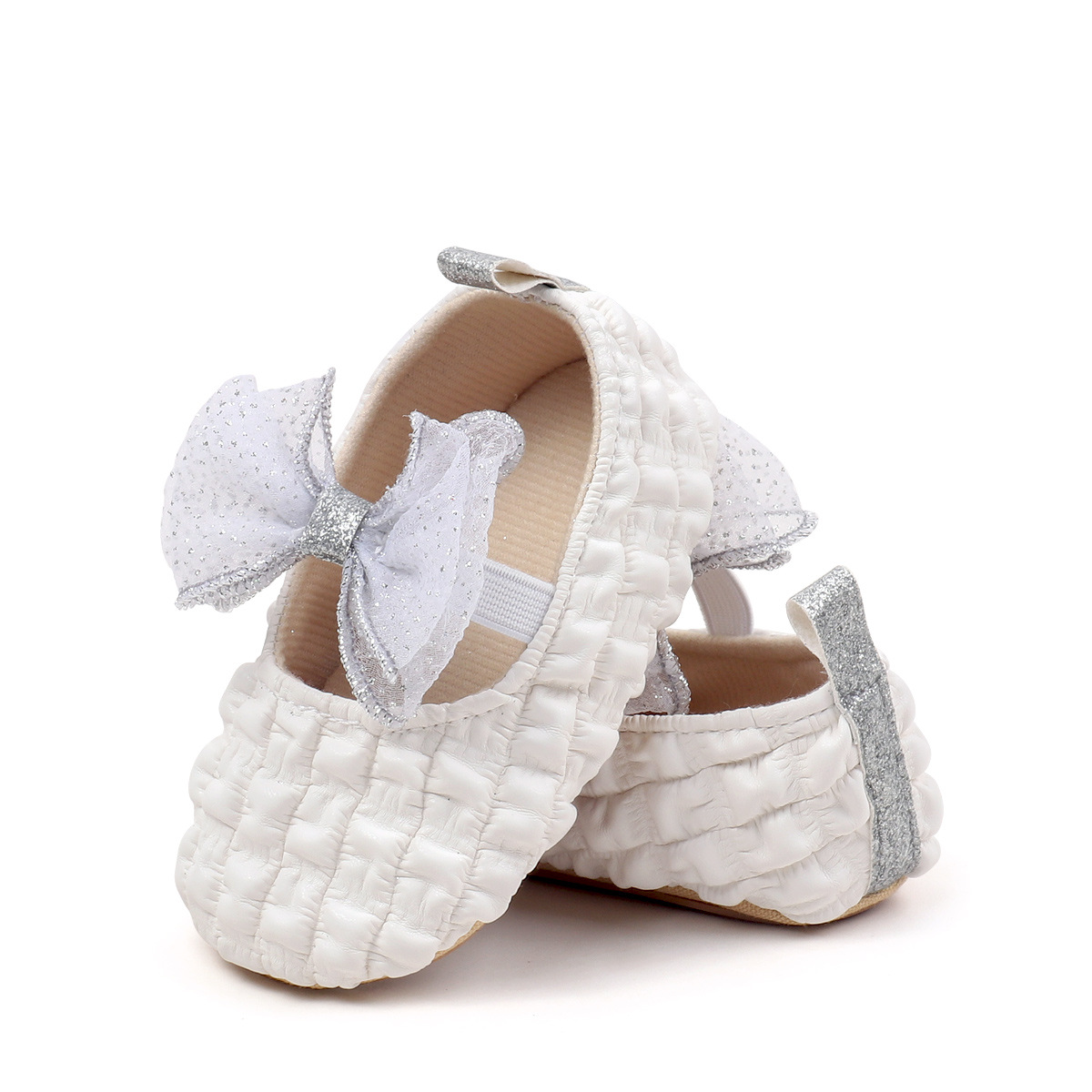 2026 Spring Baby Girls Princess Shoes Butterfly Bowknot Four colors Solid Fashion Design Newborn Toddler Shoes First Walkers