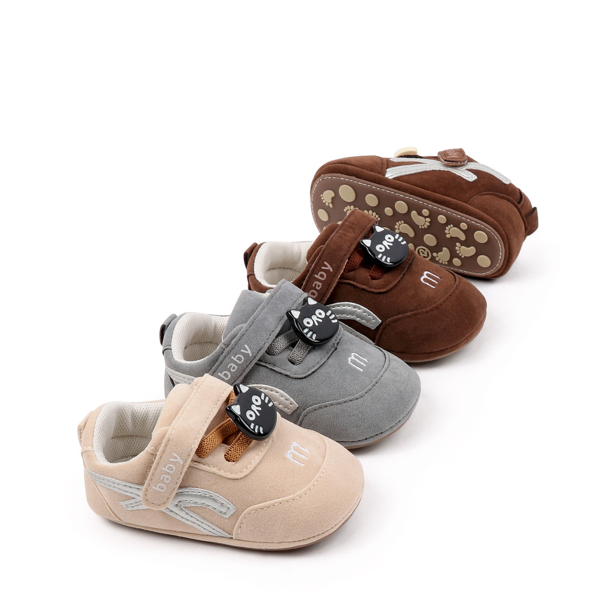 Spring And Autumn Baby Boys And Girls First Walking Indoor Outdoor Toddler Shoes For 0-18 Months High Quality Sneaker