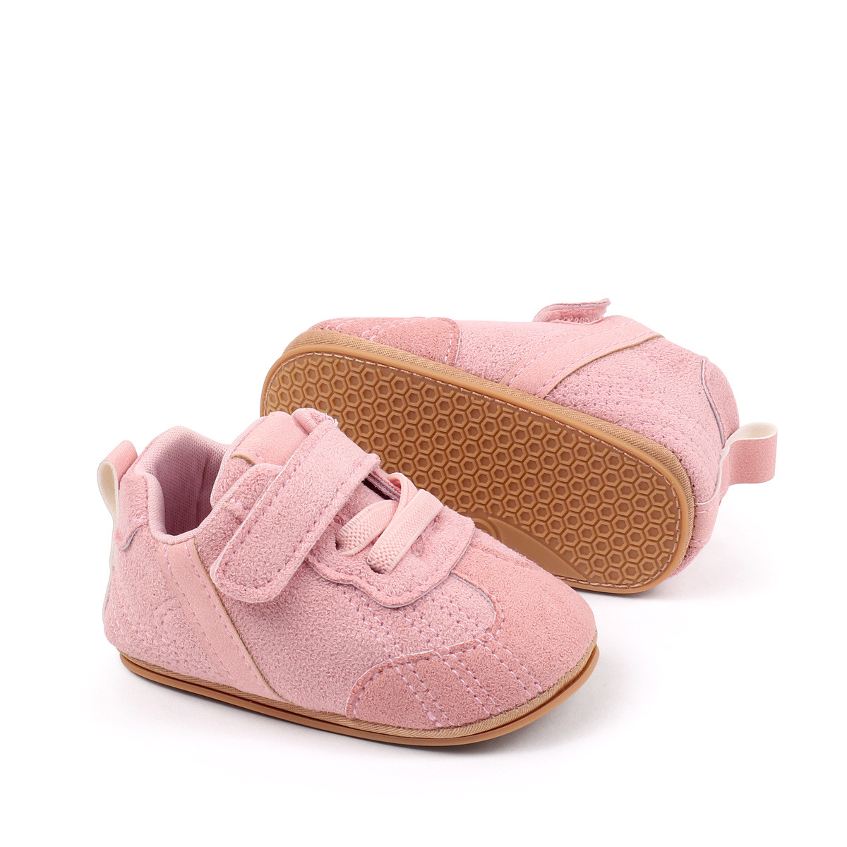 Spring Autumn Baby Unisex First Walking Indoor Outdoor Toddler Shoes With High Quality PU Leather And Soft PVC Sole For