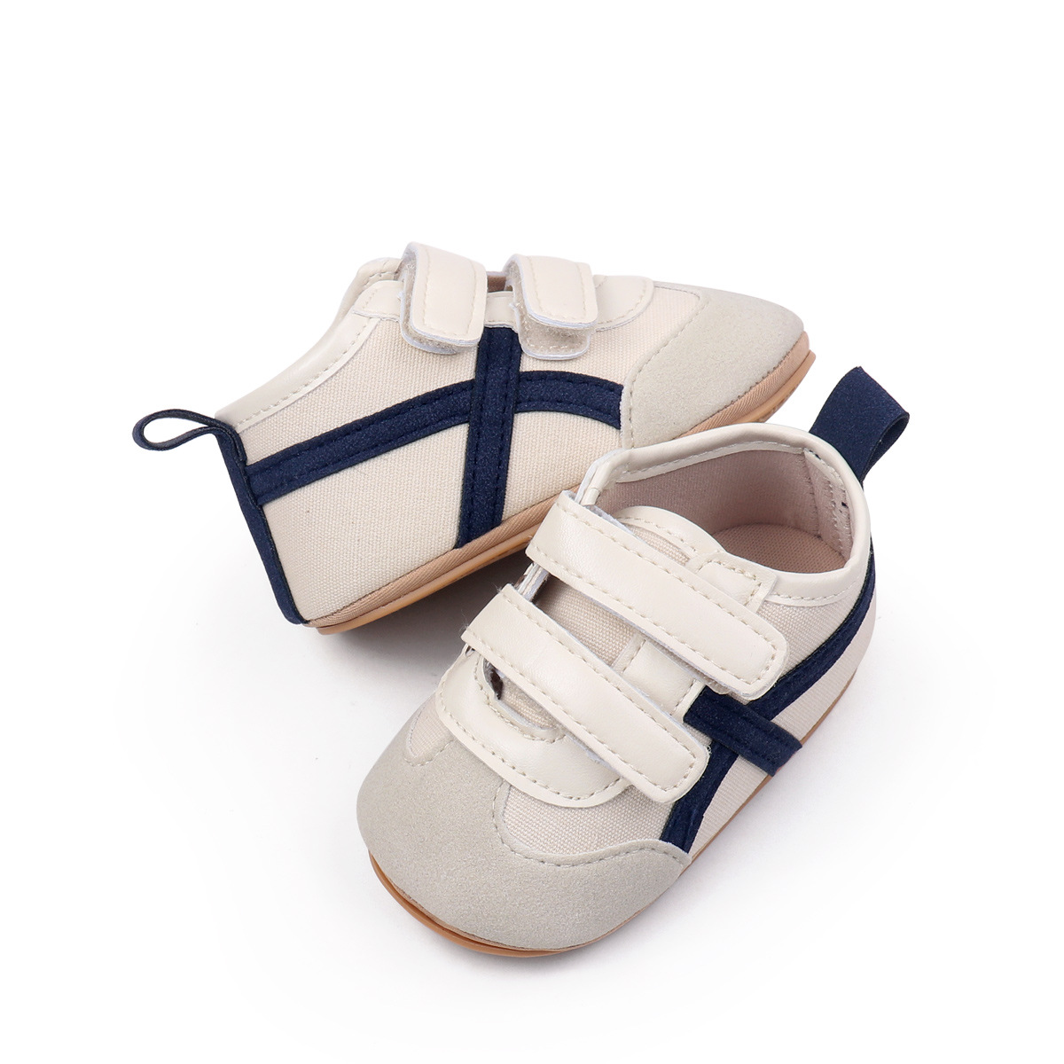 2026 Spring And Autumn New Sports Style Baby Boys And Girls First Walking Indoor Outdoor Causal Toddler Shoes With PVC Sole