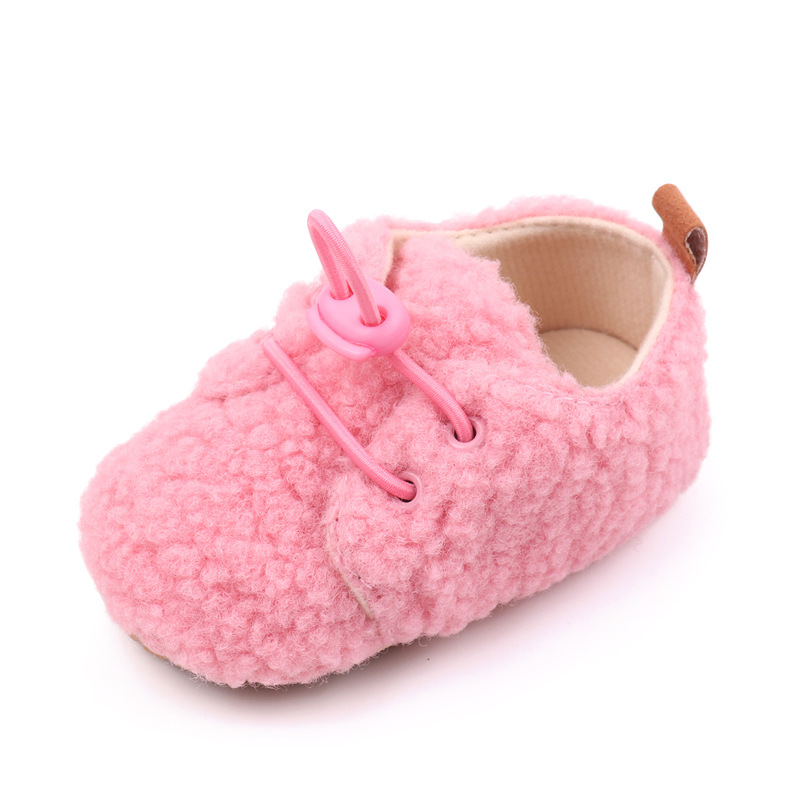 Baby Winter Shoes Soft Cotton High Quality PVC Sole Anti-slip Warm Prewalk Sneaker for Newborn Toddler Boys and Girls