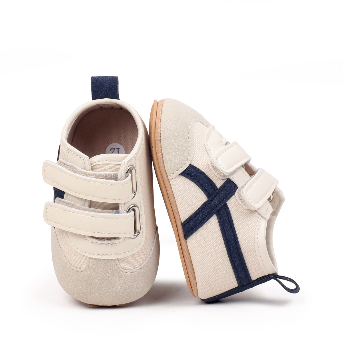 2026 Spring And Autumn New Sports Style Baby Boys And Girls First Walking Indoor Outdoor Causal Toddler Shoes With PVC Sole