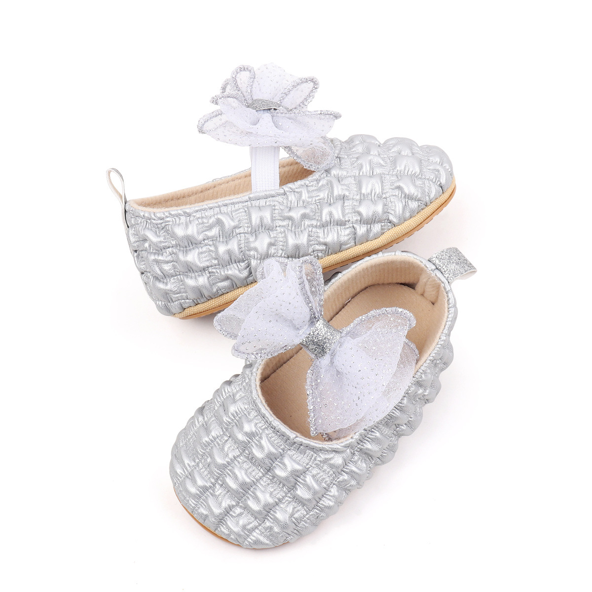 2026 Spring Baby Girls Princess Shoes Butterfly Bowknot Four colors Solid Fashion Design Newborn Toddler Shoes First Walkers
