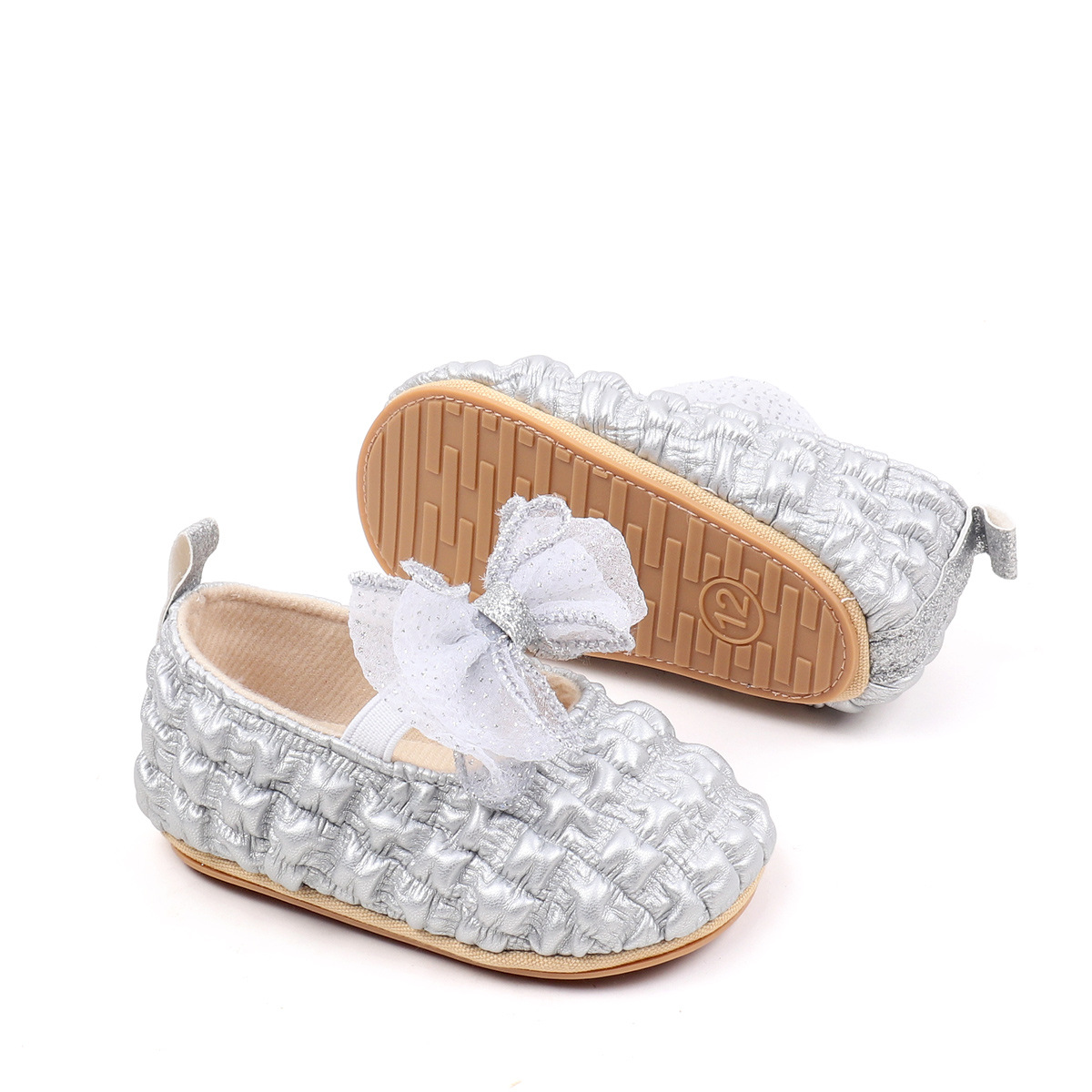 2026 Spring Baby Girls Princess Shoes Butterfly Bowknot Four colors Solid Fashion Design Newborn Toddler Shoes First Walkers