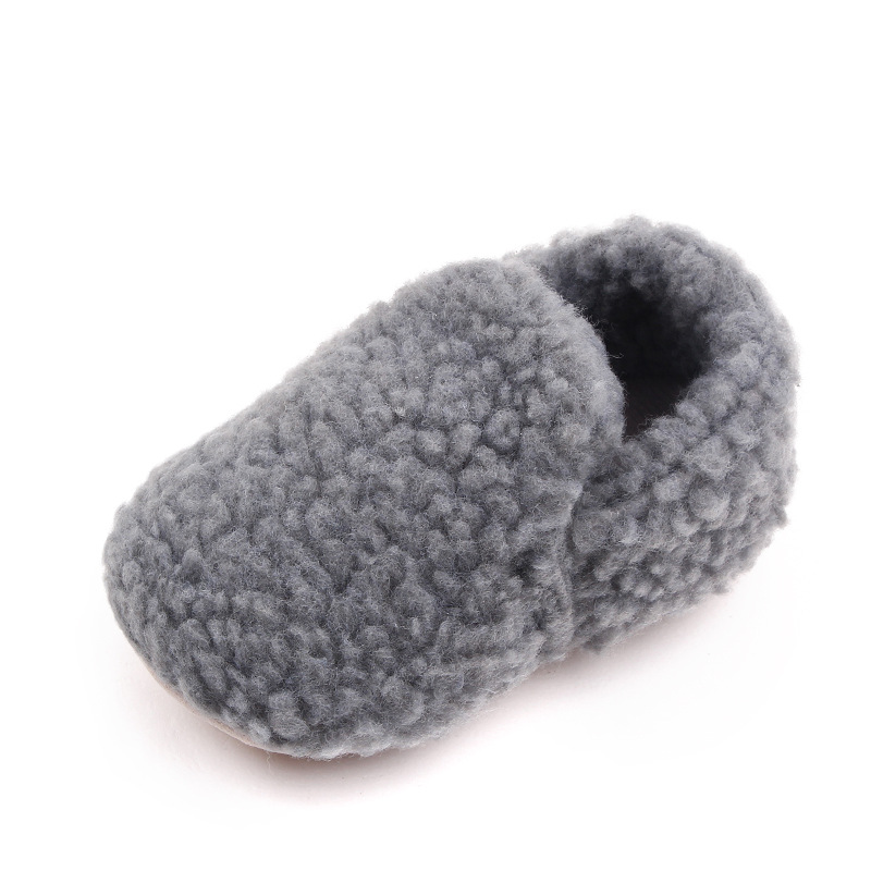 Baby Winter and Autumn Style Multiple Choices High Quality Soft Cotton Warm and Plush Toddler Shoes Anti-slip Sole Prewalking