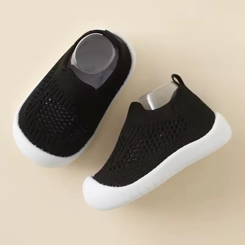 Spring Popular New Baby Shoes Mesh Knit Breathable Kid Girls Boys 0-3T Summer Slip-On Casual Sneakers Toddler Non-Skid Prewalker