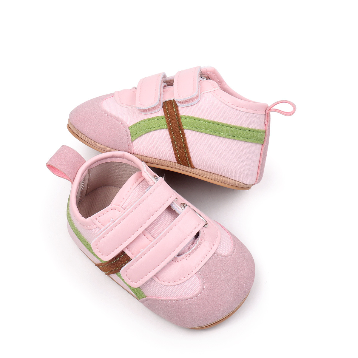 2026 Spring And Autumn New Sports Style Baby Boys And Girls First Walking Indoor Outdoor Causal Toddler Shoes With PVC Sole