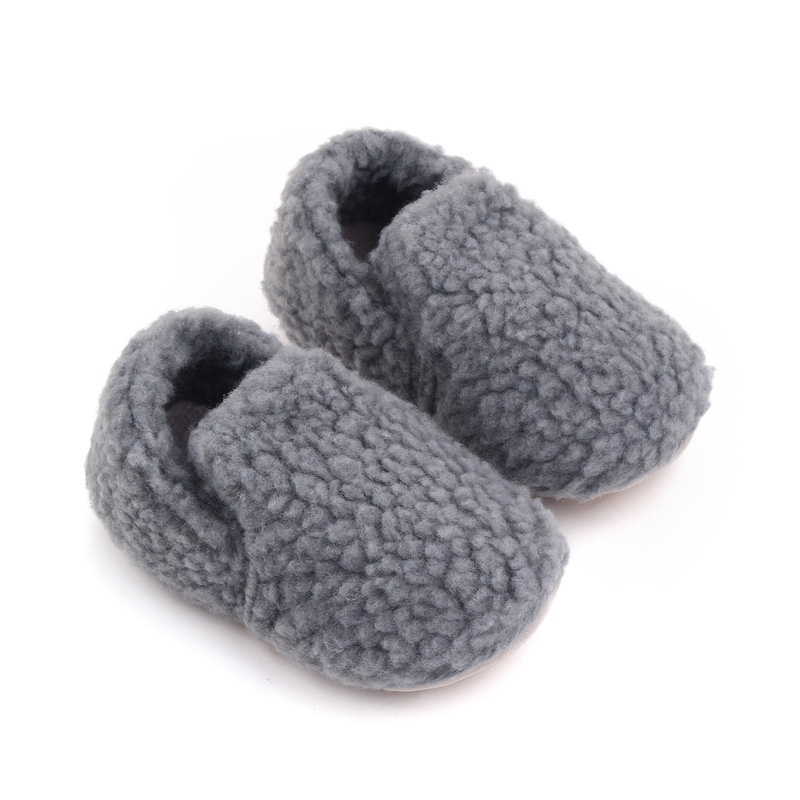 Baby Winter and Autumn Style Multiple Choices High Quality Soft Cotton Warm and Plush Toddler Shoes Anti-slip Sole Prewalking