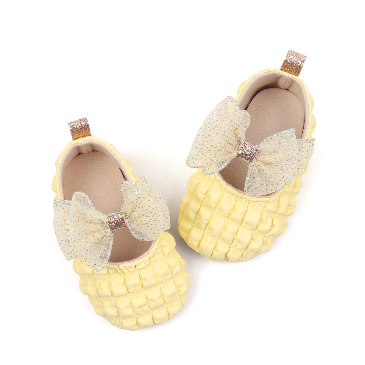 2026 Spring Baby Girls Princess Shoes Butterfly Bowknot Four colors Solid Fashion Design Newborn Toddler Shoes First Walkers