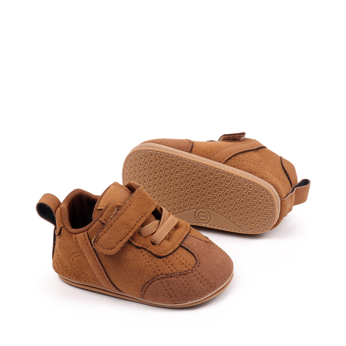 Spring Autumn Baby Unisex First Walking Indoor Outdoor Toddler Shoes With High Quality PU Leather And Soft PVC Sole For