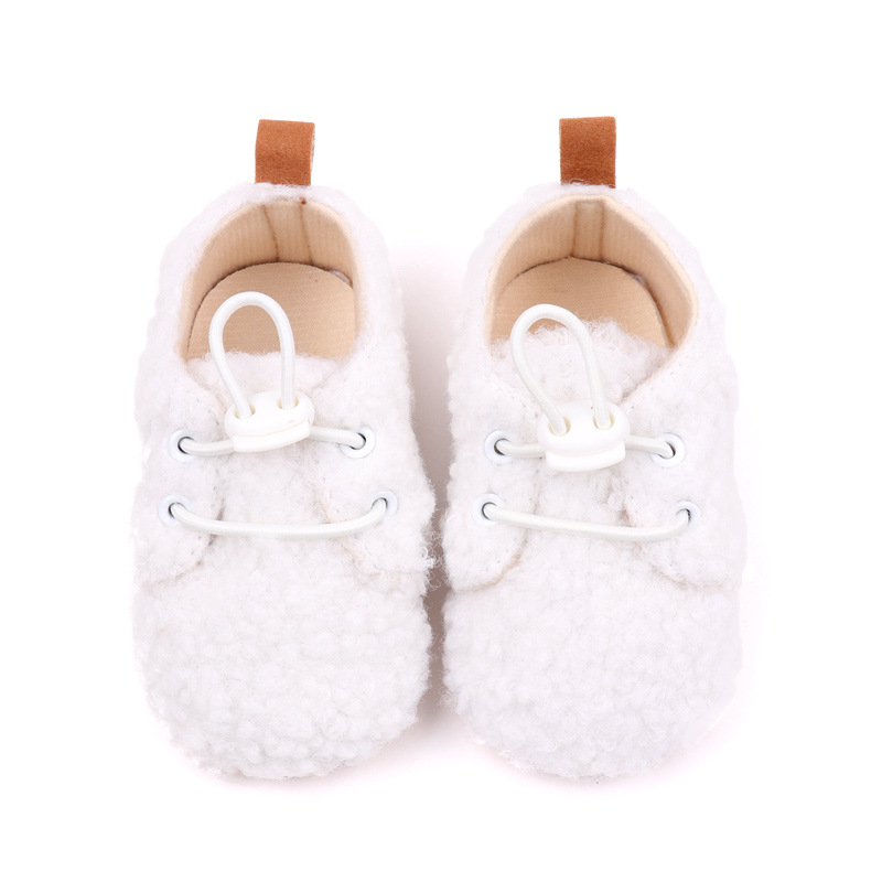 Baby Winter Shoes Soft Cotton High Quality PVC Sole Anti-slip Warm Prewalk Sneaker for Newborn Toddler Boys and Girls