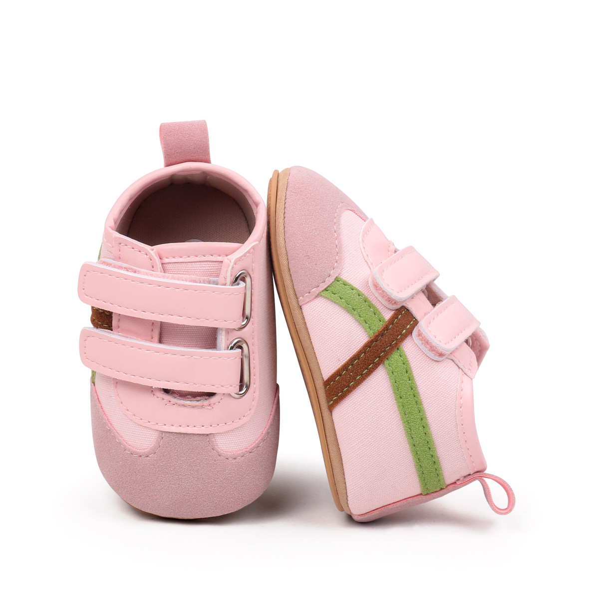 2026 Spring And Autumn New Sports Style Baby Boys And Girls First Walking Indoor Outdoor Causal Toddler Shoes With PVC Sole