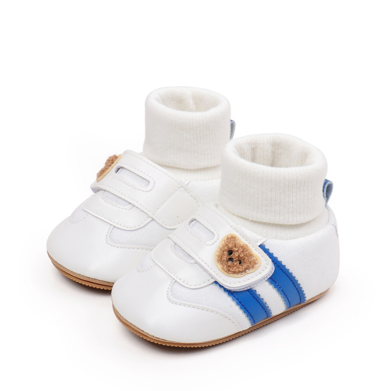 Baby Shoes Soft Cotton Sock Shoes Ankle-covered Style Spring & Autumn High Quality Sneakers Cute Design Newborn Prewalker Shoes