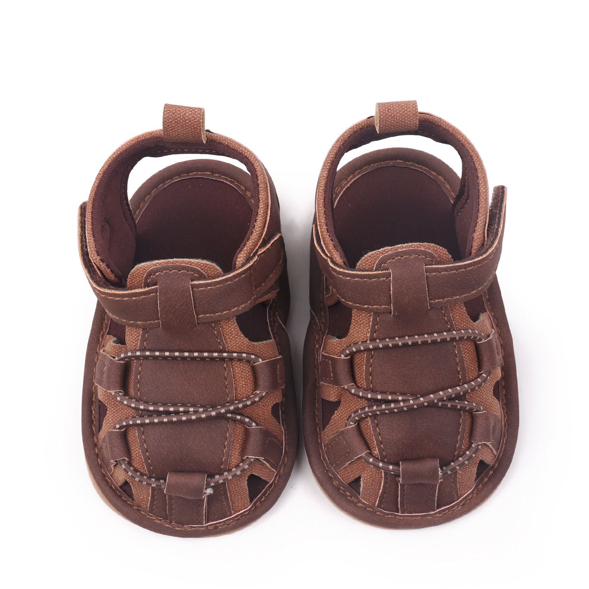 New Baby Shoes For Learning To Walk Spring And Summer Fashion Baby Shoes Soft Sole Anti-slip Sandals For Boys And Girls With Vel