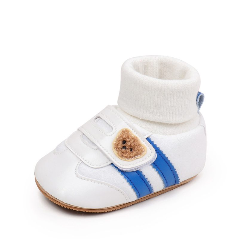Baby Shoes Soft Cotton Sock Shoes Ankle-covered Style Spring & Autumn High Quality Sneakers Cute Design Newborn Prewalker Shoes