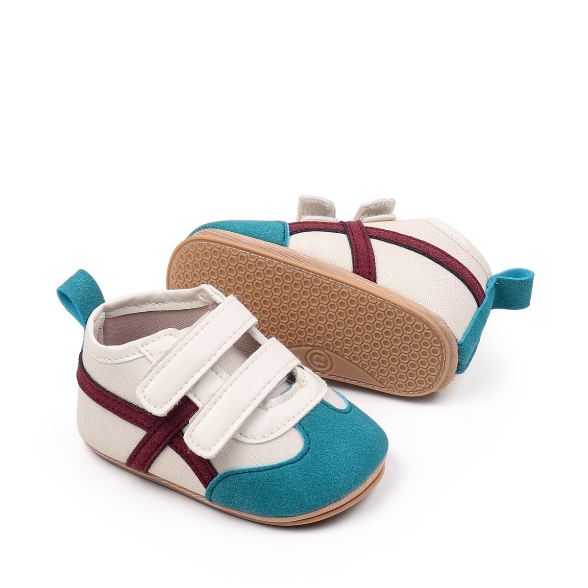 2026 Spring And Autumn New Sports Style Baby Boys And Girls First Walking Indoor Outdoor Causal Toddler Shoes With PVC Sole