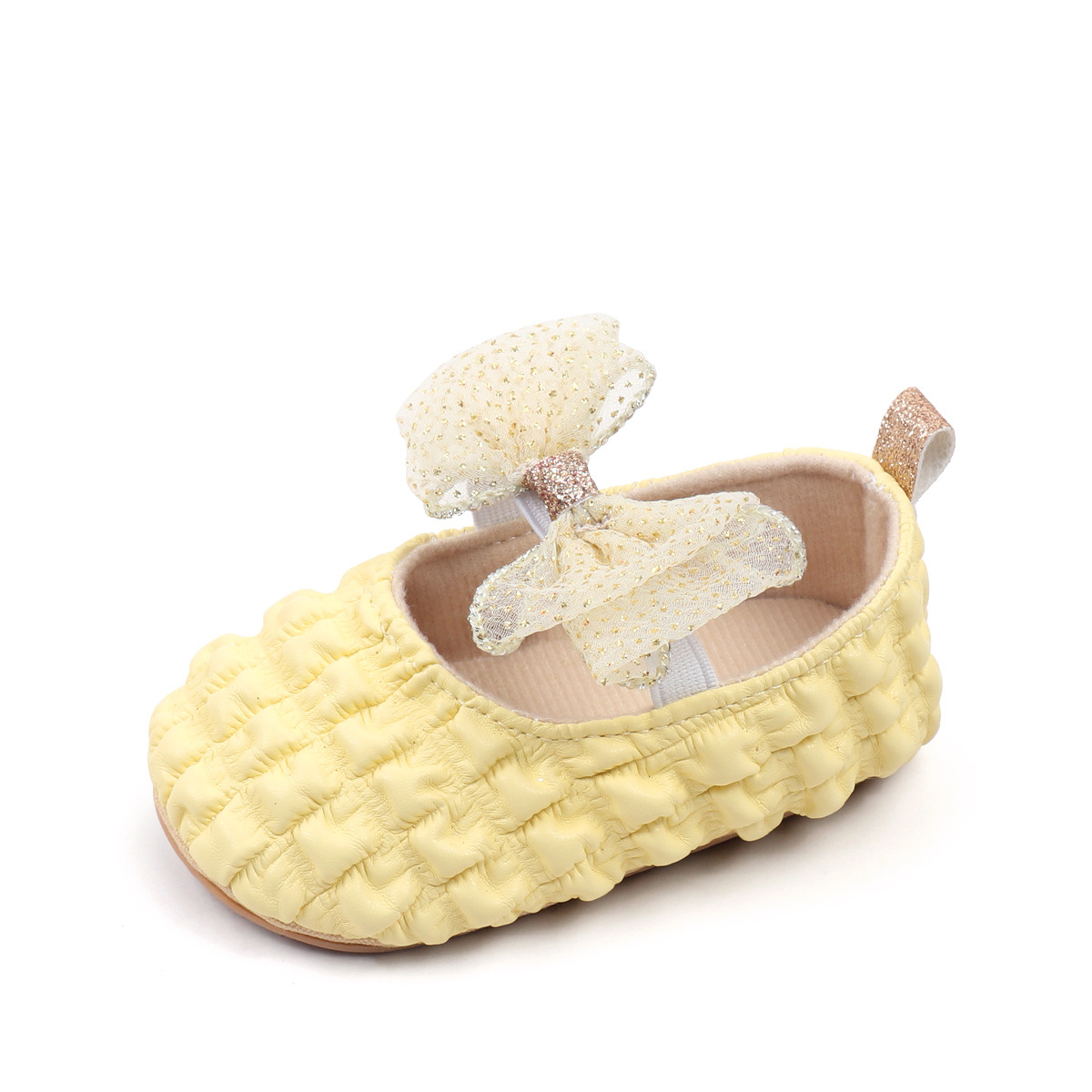 2026 Spring Baby Girls Princess Shoes Butterfly Bowknot Four colors Solid Fashion Design Newborn Toddler Shoes First Walkers