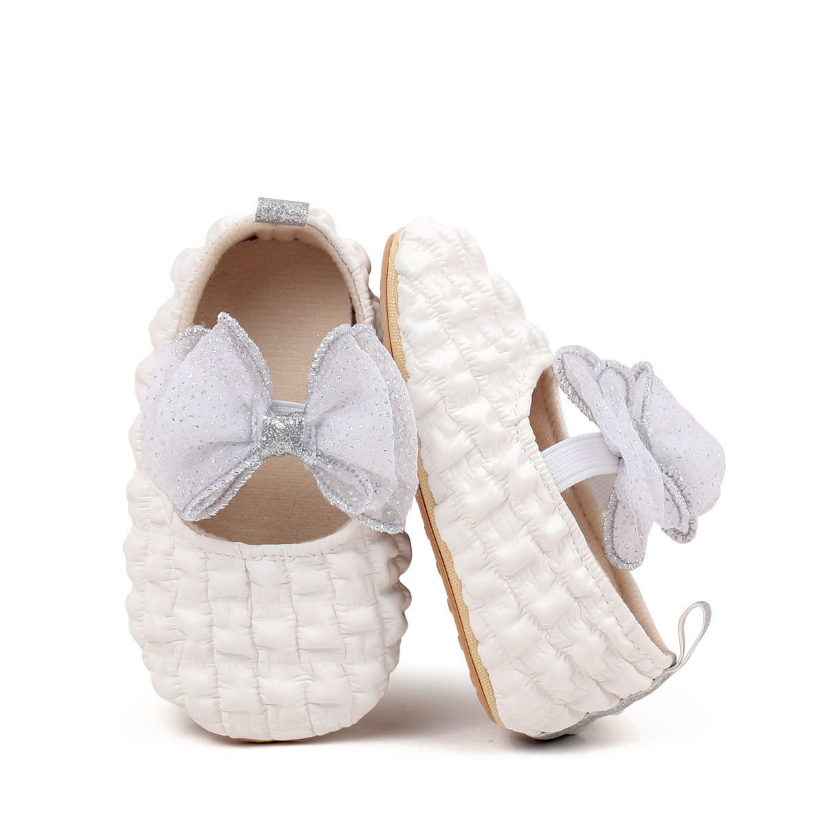 2026 Spring Baby Girls Princess Shoes Butterfly Bowknot Four colors Solid Fashion Design Newborn Toddler Shoes First Walkers