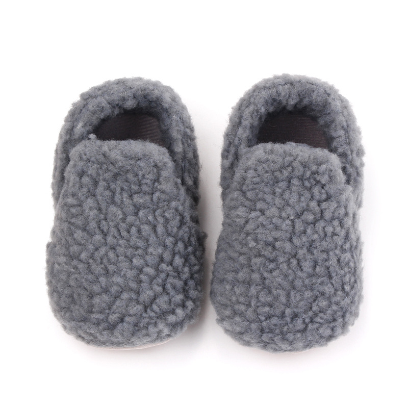 Baby Winter and Autumn Style Multiple Choices High Quality Soft Cotton Warm and Plush Toddler Shoes Anti-slip Sole Prewalking