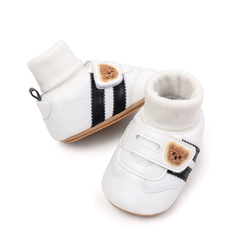 Baby Shoes Soft Cotton Sock Shoes Ankle-covered Style Spring & Autumn High Quality Sneakers Cute Design Newborn Prewalker Shoes