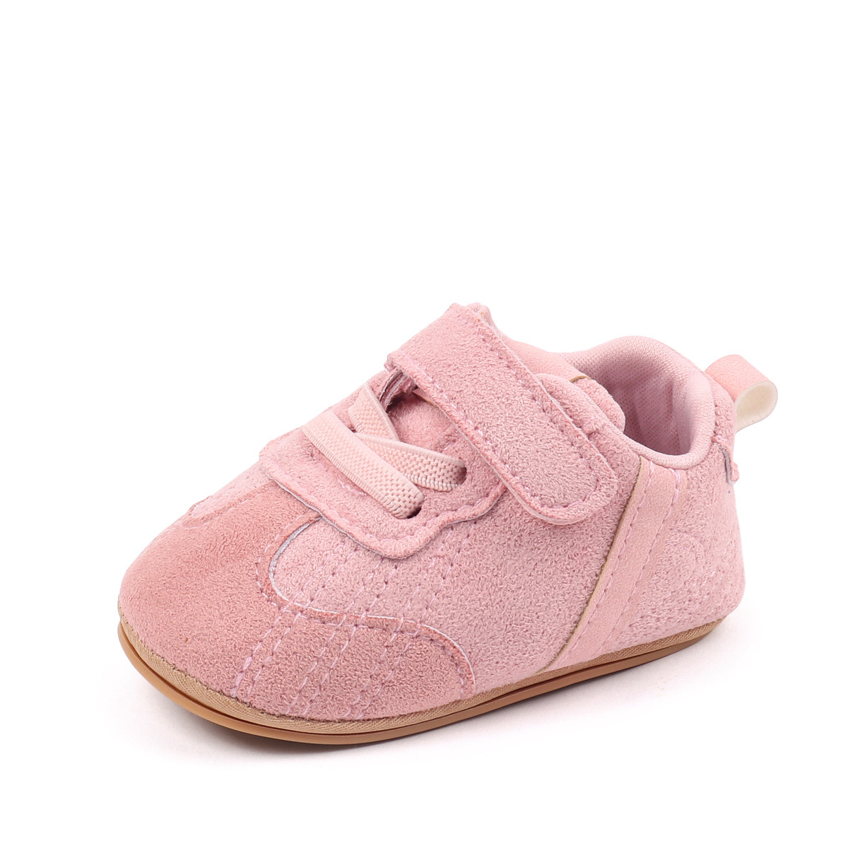 Spring Autumn Baby Unisex First Walking Indoor Outdoor Toddler Shoes With High Quality PU Leather And Soft PVC Sole For
