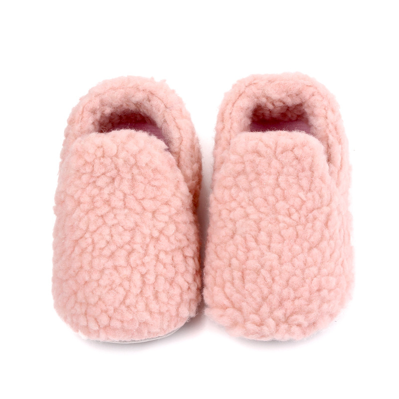 Baby Winter and Autumn Style Multiple Choices High Quality Soft Cotton Warm and Plush Toddler Shoes Anti-slip Sole Prewalking