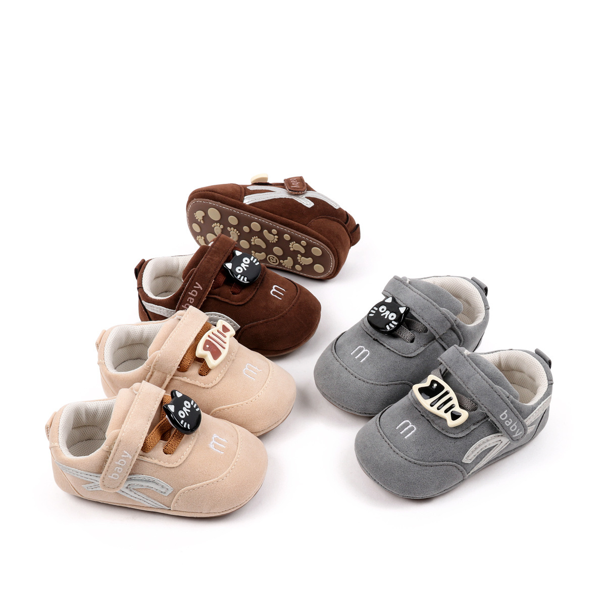 Spring And Autumn Baby Boys And Girls First Walking Indoor Outdoor Toddler Shoes For 0-18 Months High Quality Sneaker