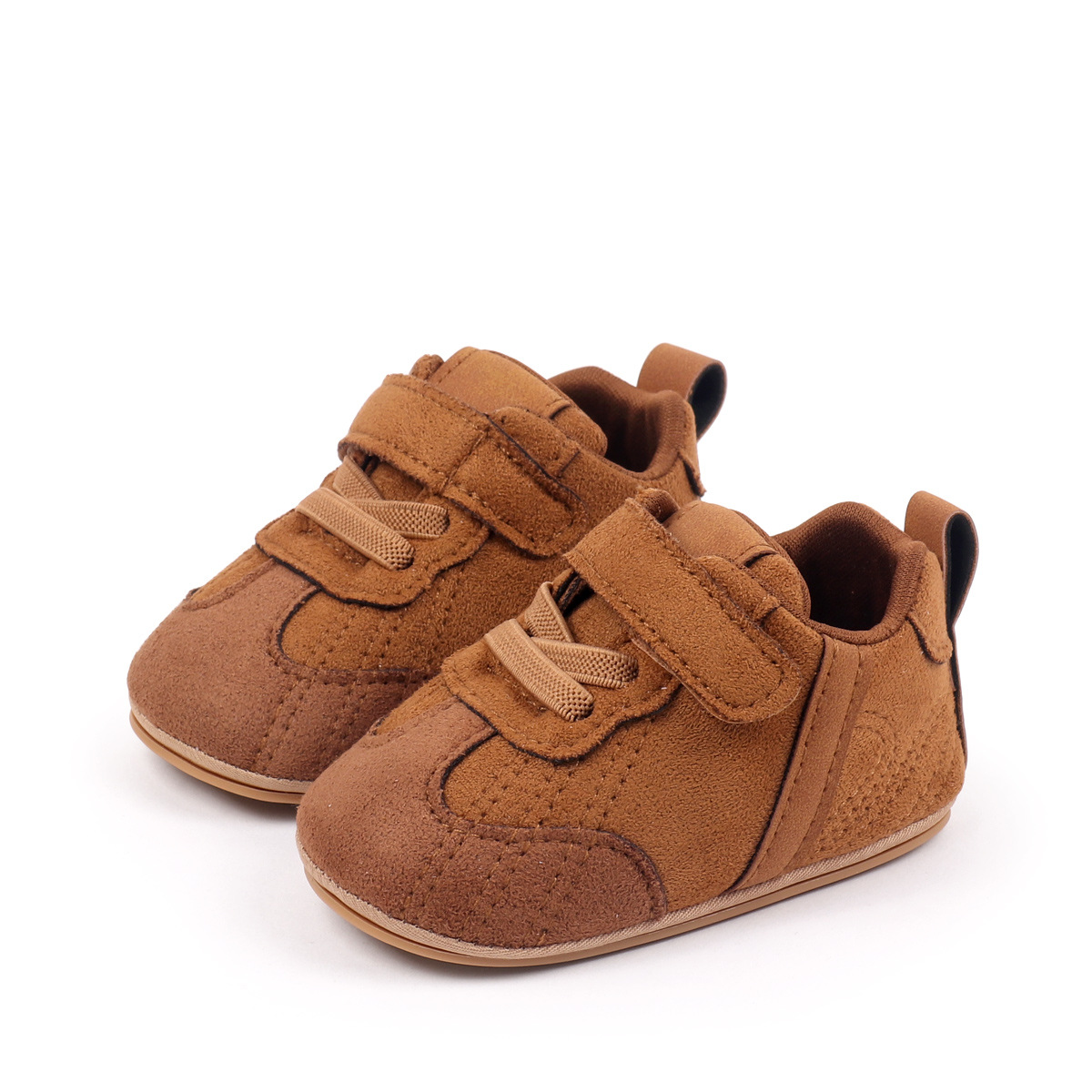 Spring Autumn Baby Unisex First Walking Indoor Outdoor Toddler Shoes With High Quality PU Leather And Soft PVC Sole For