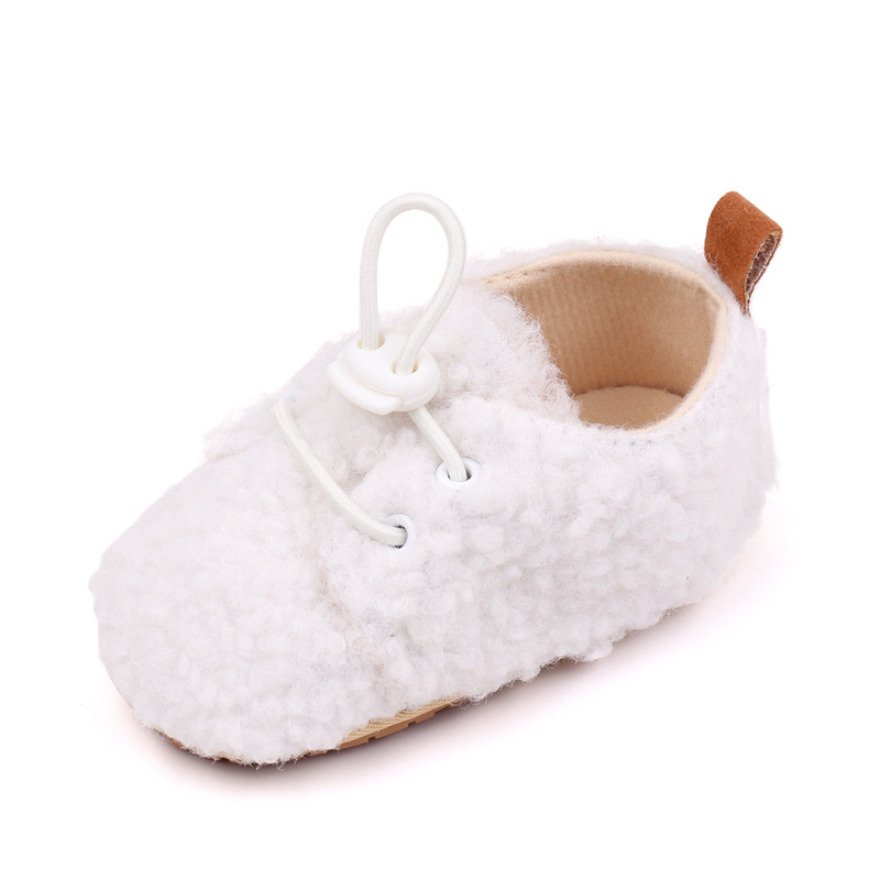 Baby Winter Shoes Soft Cotton High Quality PVC Sole Anti-slip Warm Prewalk Sneaker for Newborn Toddler Boys and Girls