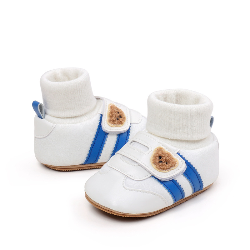 Baby Shoes Soft Cotton Sock Shoes Ankle-covered Style Spring & Autumn High Quality Sneakers Cute Design Newborn Prewalker Shoes