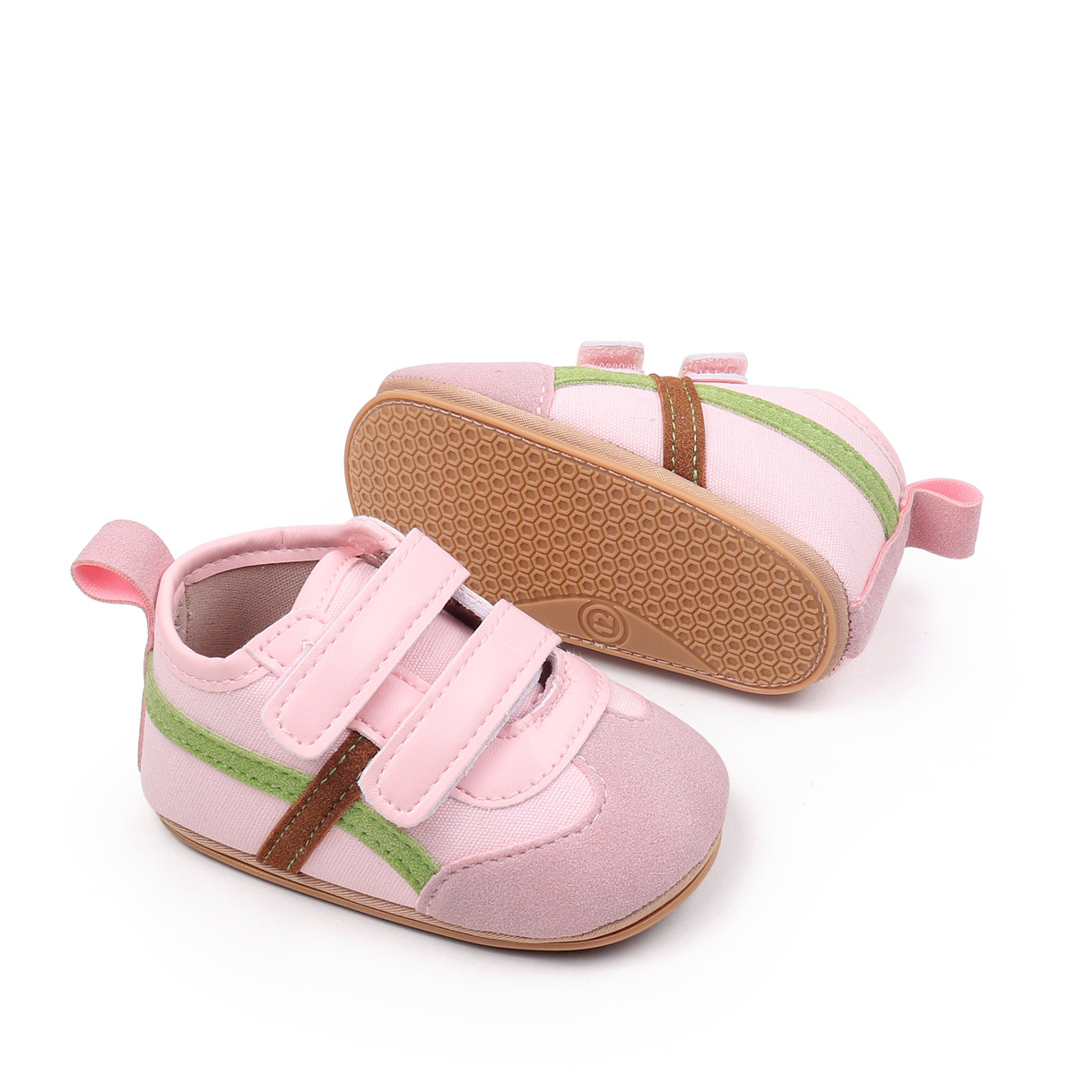 2026 Spring And Autumn New Sports Style Baby Boys And Girls First Walking Indoor Outdoor Causal Toddler Shoes With PVC Sole