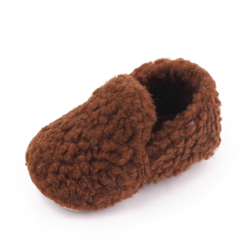 Baby Winter and Autumn Style Multiple Choices High Quality Soft Cotton Warm and Plush Toddler Shoes Anti-slip Sole Prewalking