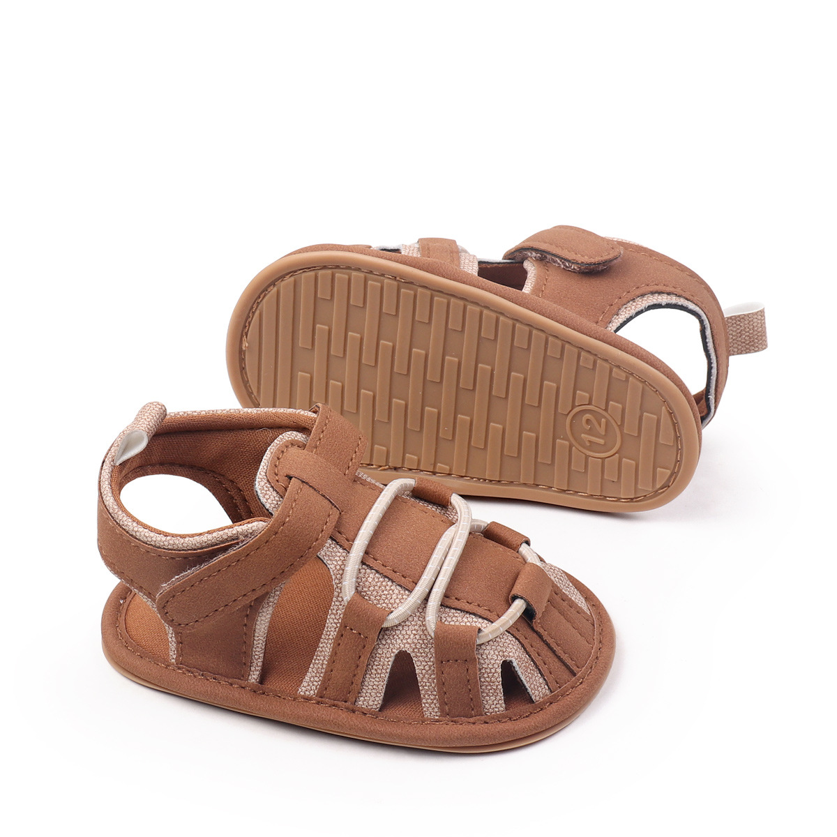 New Baby Shoes For Learning To Walk Spring And Summer Fashion Baby Shoes Soft Sole Anti-slip Sandals For Boys And Girls With Vel
