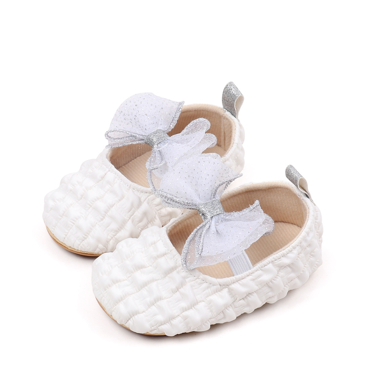 2026 Spring Baby Girls Princess Shoes Butterfly Bowknot Four colors Solid Fashion Design Newborn Toddler Shoes First Walkers
