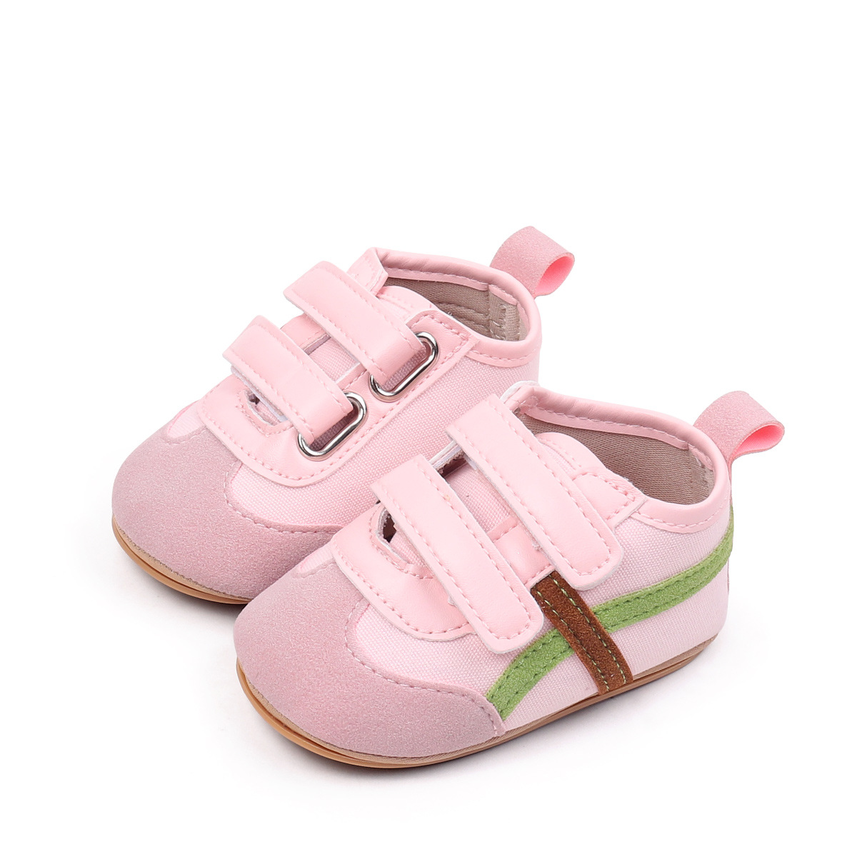 2026 Spring And Autumn New Sports Style Baby Boys And Girls First Walking Indoor Outdoor Causal Toddler Shoes With PVC Sole
