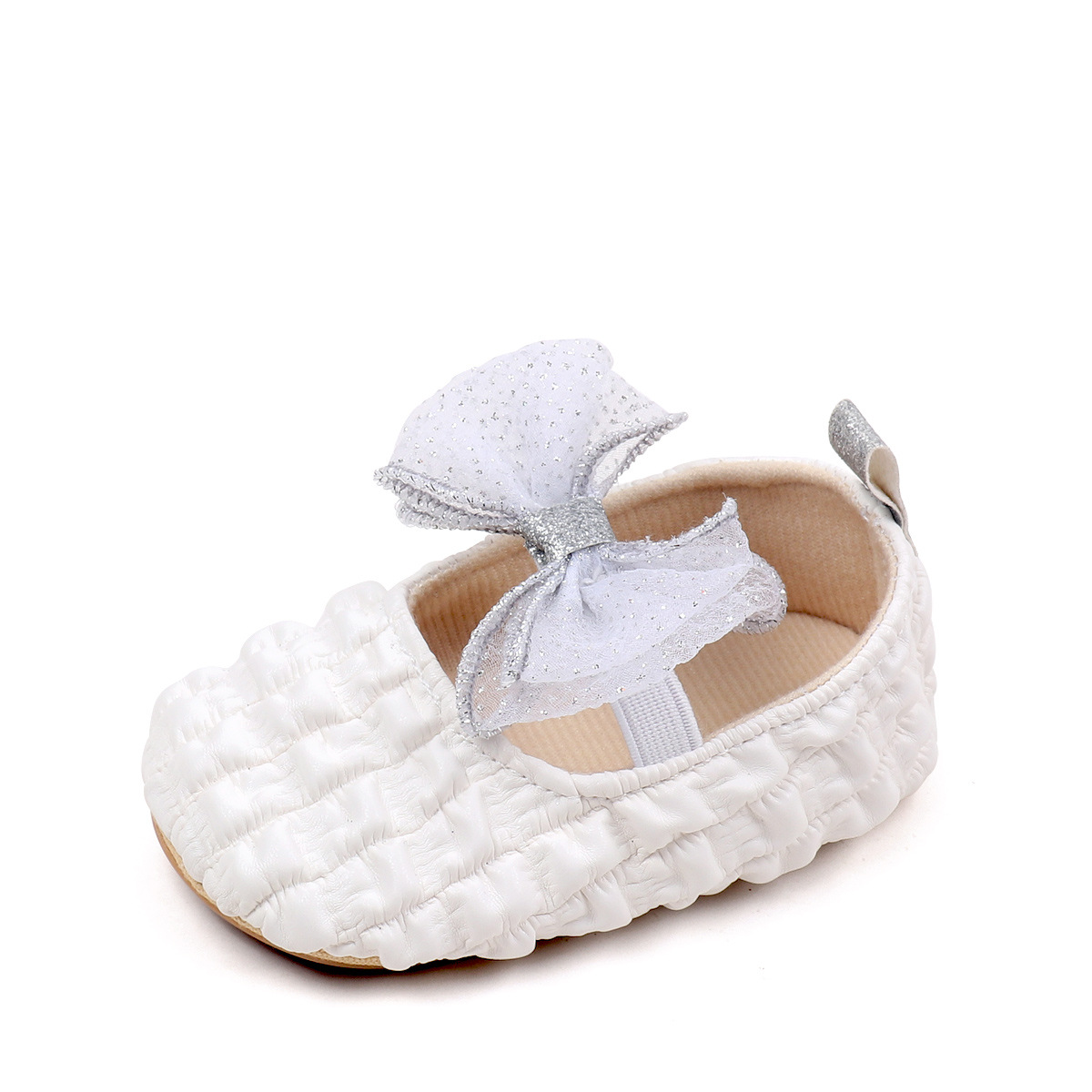 2026 Spring Baby Girls Princess Shoes Butterfly Bowknot Four colors Solid Fashion Design Newborn Toddler Shoes First Walkers