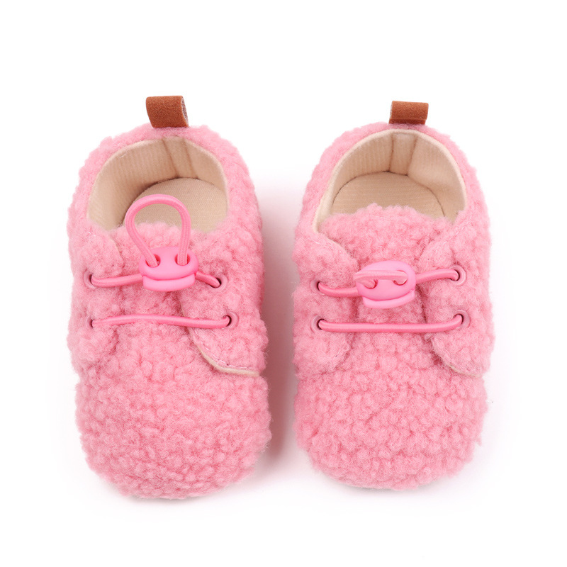 Baby Winter Shoes Soft Cotton High Quality PVC Sole Anti-slip Warm Prewalk Sneaker for Newborn Toddler Boys and Girls