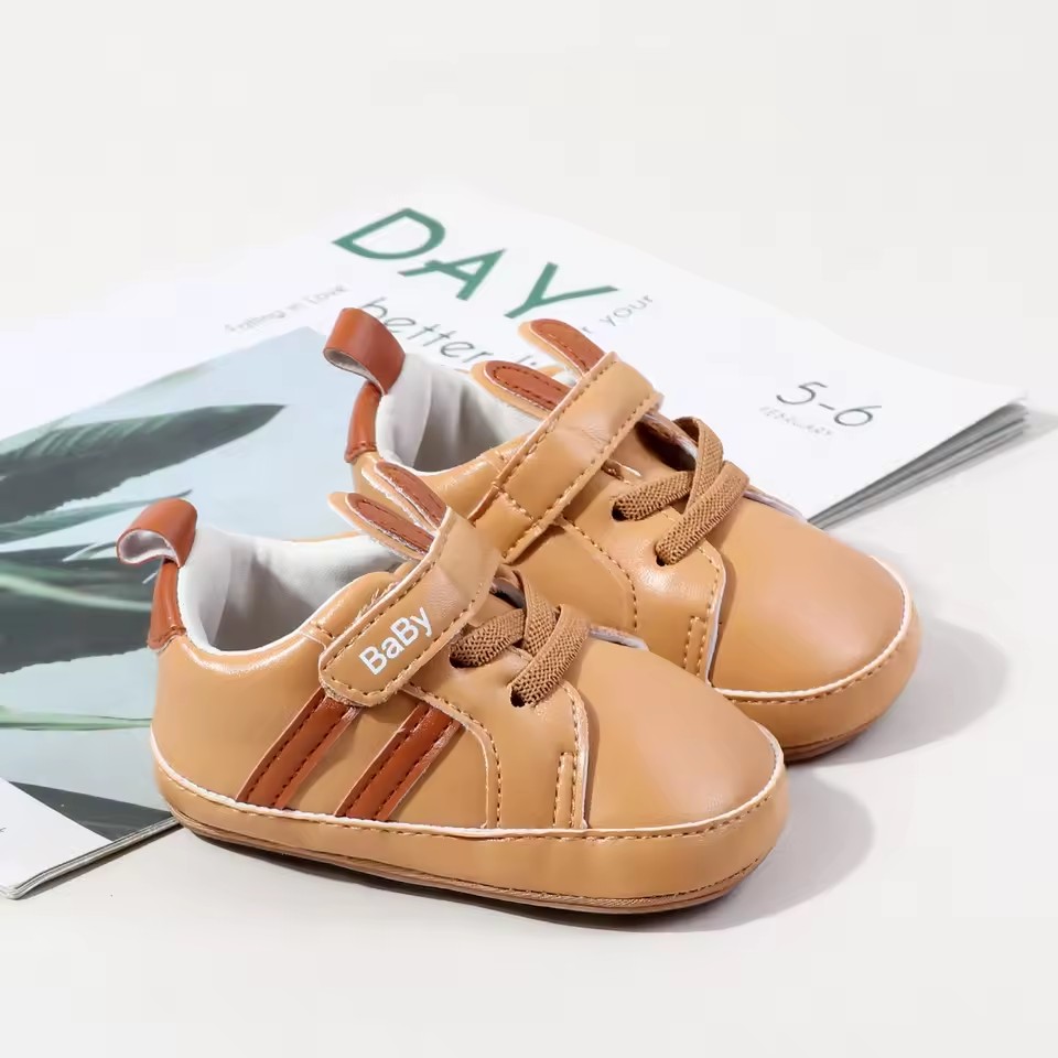 Spring And Autumn Baby Boys And Girls First Walking Toddler Shoes For 0-18 Months Baby Unisex Fashion Design Sports Sneaker