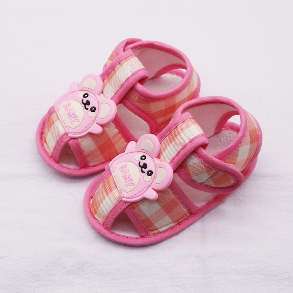 Summer Sandals for Babies Aged 0-1, Newborn Baby Soft Soled Walking Shoes for Boys and Girls