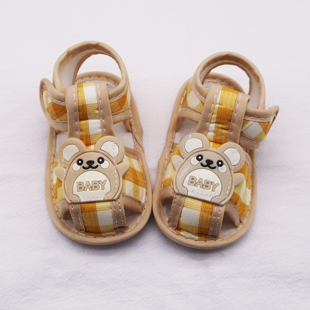 Summer Sandals for Babies Aged 0-1, Newborn Baby Soft Soled Walking Shoes for Boys and Girls