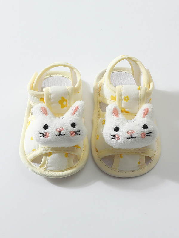 Baby Shoes Lace Summer Sandals 0-12 Months Newborns Step Shoes Female Baby Cloth Shoes Cute Anti slip Breathable Soft Bottom