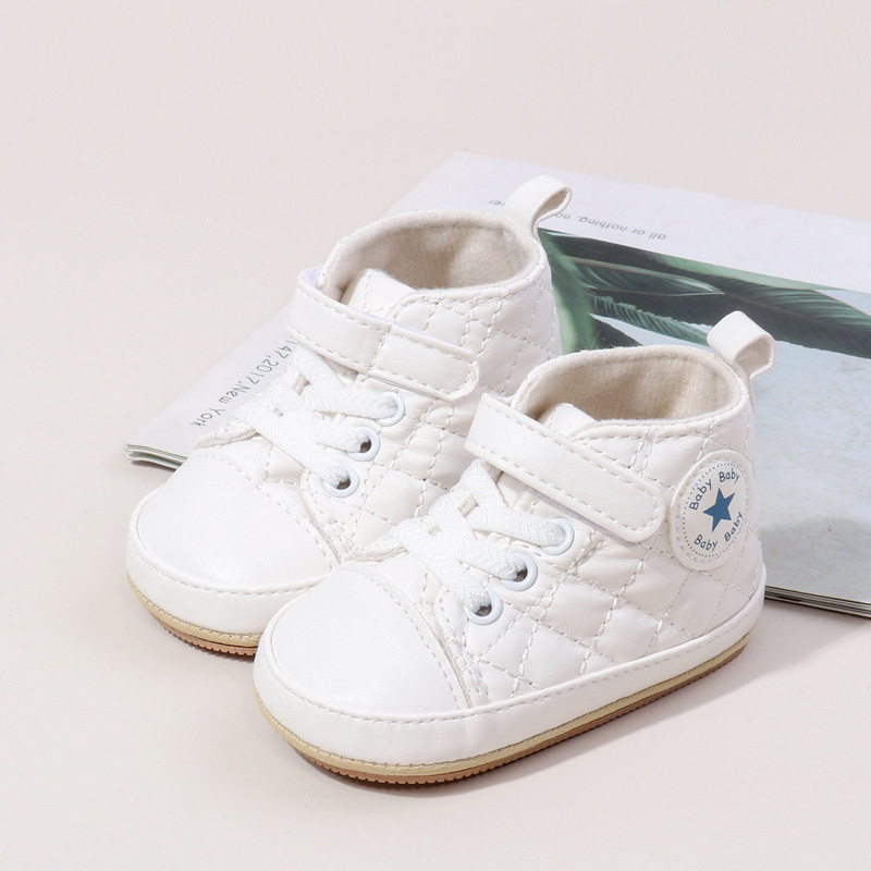 Baby Boy Girl Spring and Autumn Fashion Design TPR Sole Anti Slip Walking Shoes High Quality Breathable Prewalker Shoes