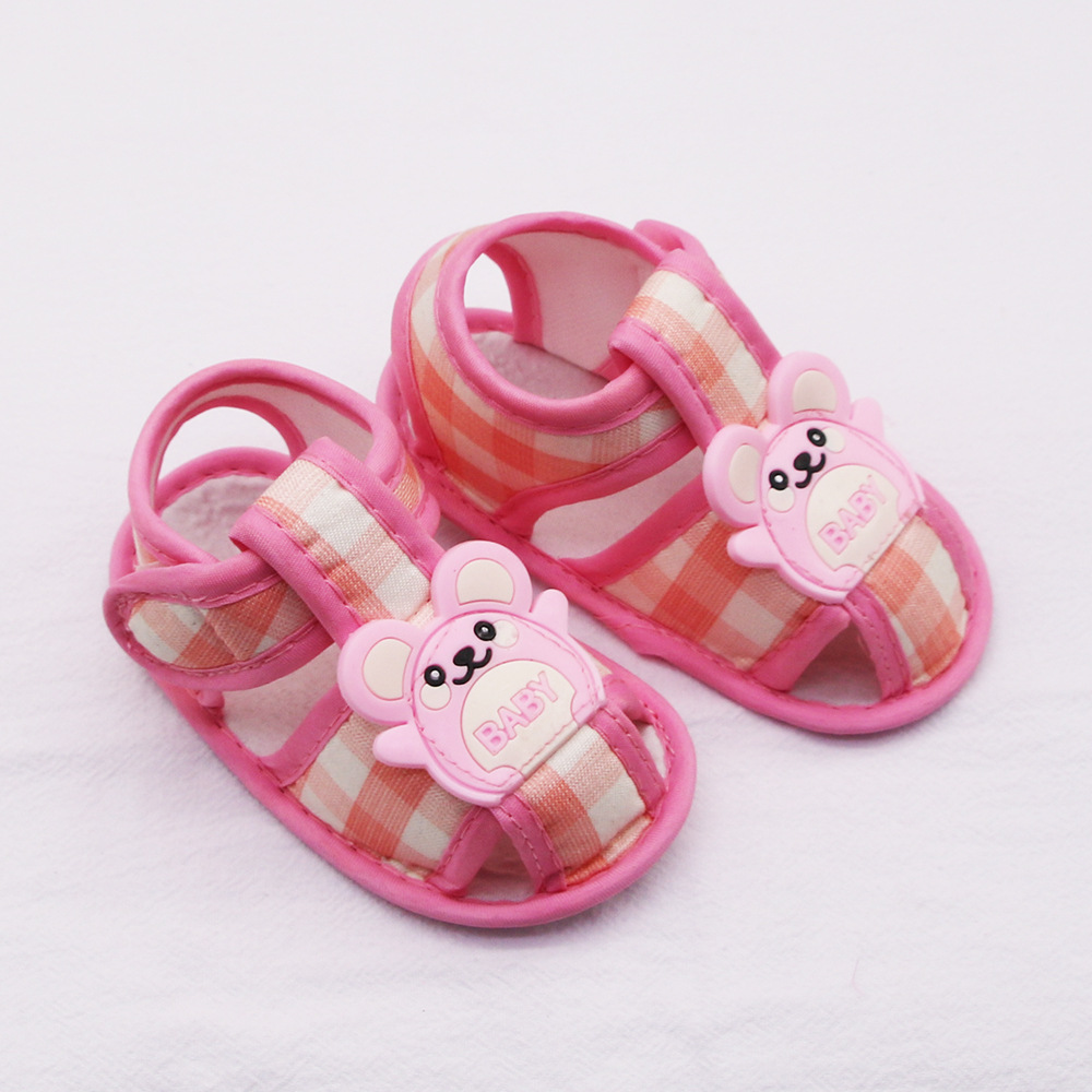 Summer Sandals for Babies Aged 0-1, Newborn Baby Soft Soled Walking Shoes for Boys and Girls