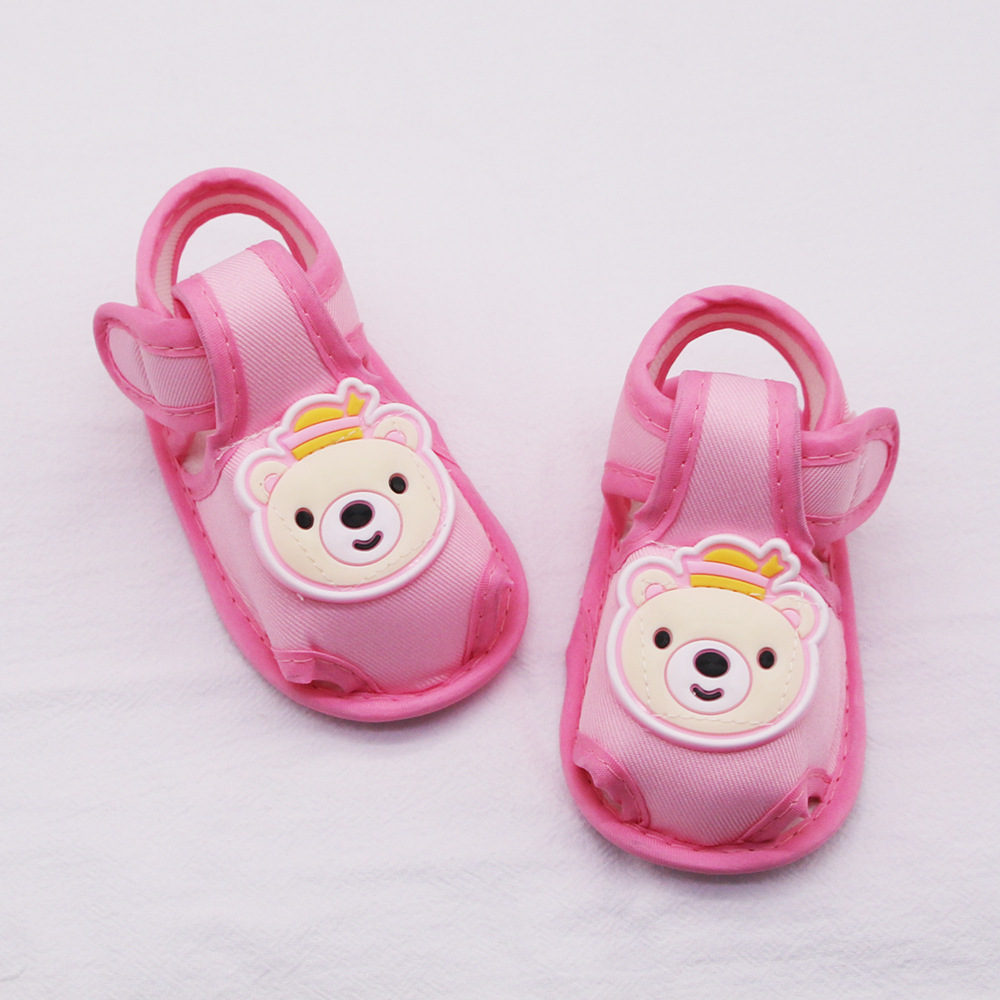 Summer New Baby Sandals 0-12 Months old Newborn Baby Soft Soled Walking Shoes for Boys and Girls